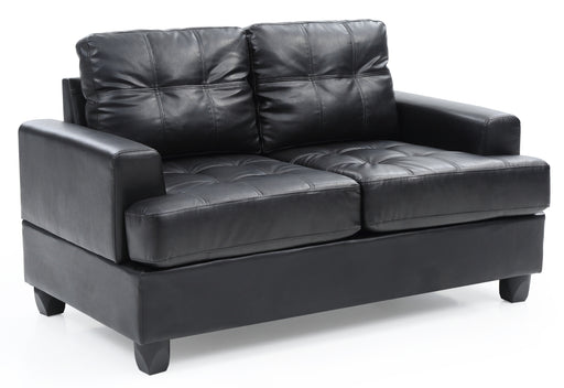 Glory Furniture Sandridge Black PU Loveseat