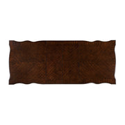 Home Elegance Adelina Cherry Gold Dining Table