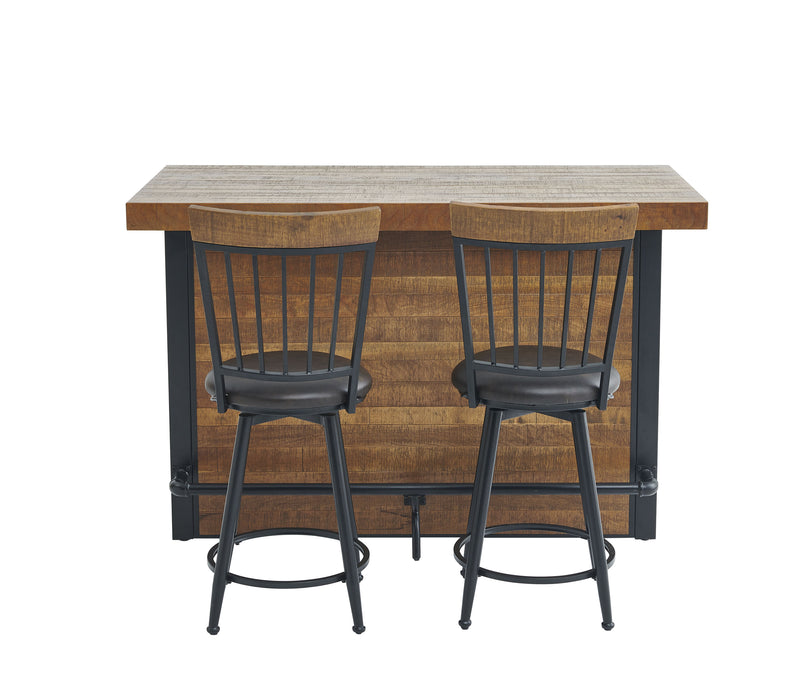 Steve Silver Tyler Chestnut 3pc Bar Set