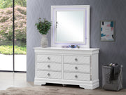 Glory Furniture Verona Silver Champagne Dresser And Mirror