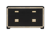 Global Furniture Blake Black Gold Dresser