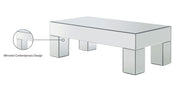 Meridian Furniture Lainy Mirrored Coffee Table