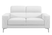 Global Furniture U6109 White 2pc Living Room Set
