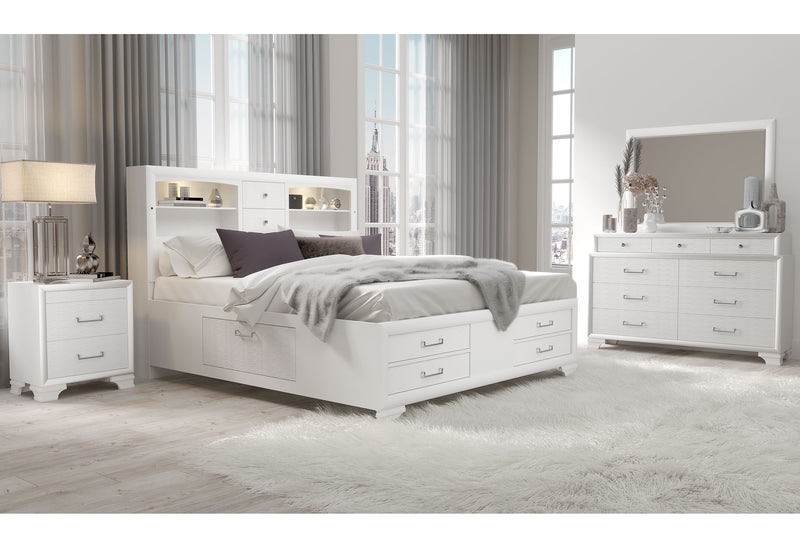Global Furniture Jordyn White Dresser