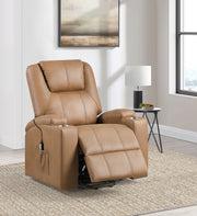 Coaster Furniture Armstrong Red Power Lift Massage Recliner