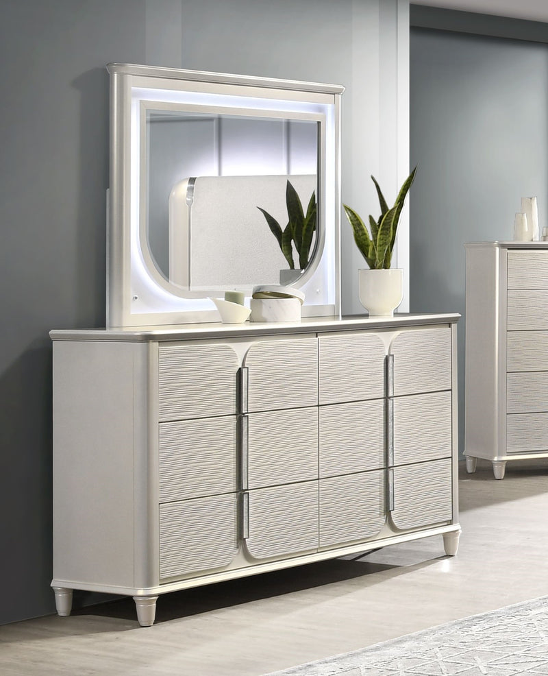 Acme Furniture Laveda Pearl White Mirror