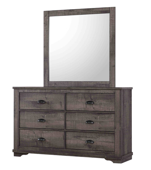 Crown Mark Coralee Grey Mirror