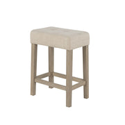 Global Furniture D1321 Natural White Console Sofa Table and 3 Stools