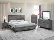 Glory Furniture Glasgow Gray Dresser and Mirror