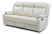 Glory Furniture Ward Putty Faux Leather Double Reclining Sofa