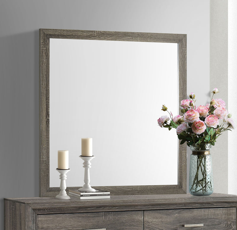Coaster Furniture Wright Brown Oak Mirror
