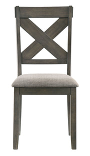 2 New Classic Furniture Gulliver Rustic Brown Side Chairs