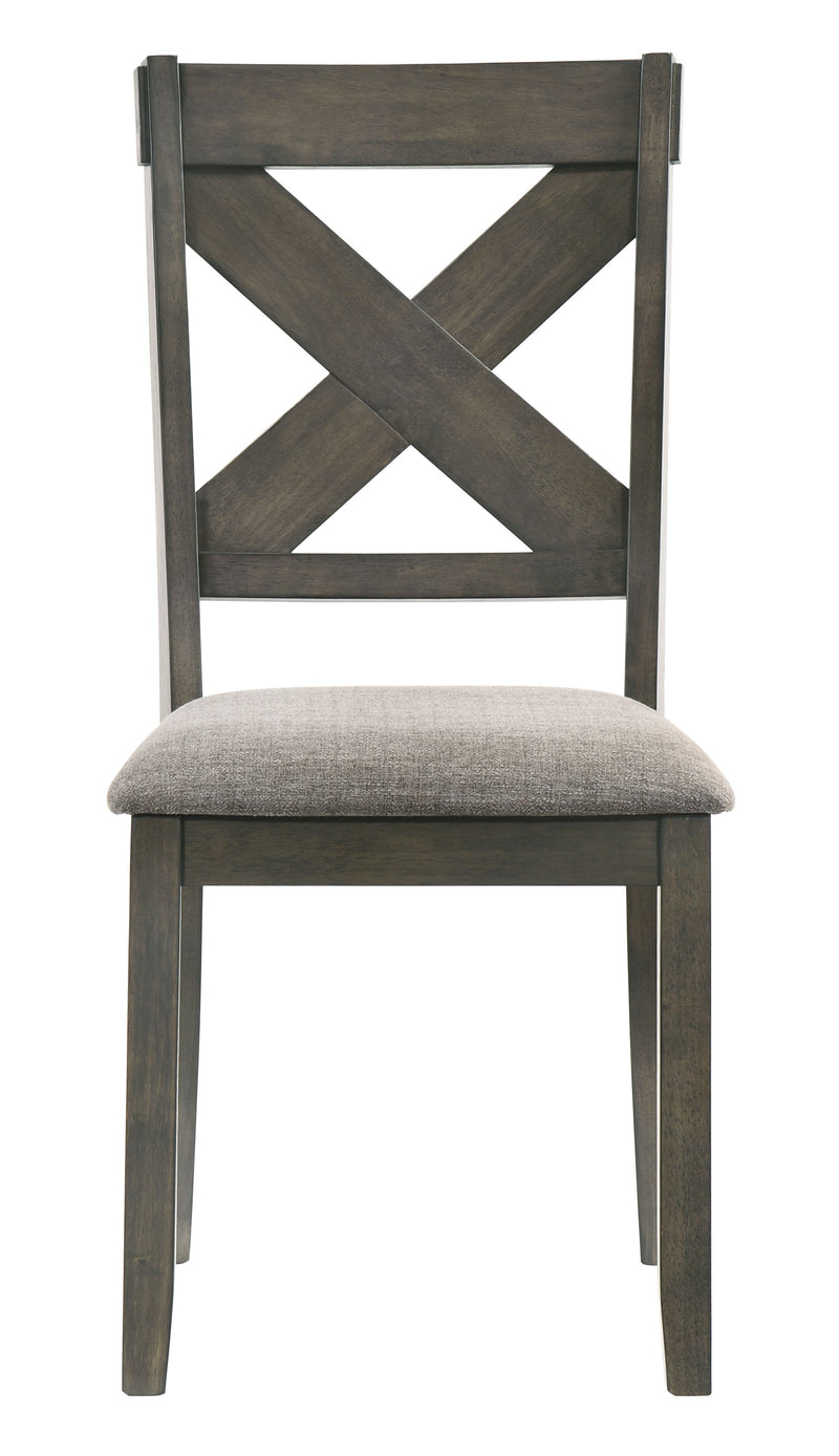 2 New Classic Furniture Gulliver Rustic Brown Side Chairs