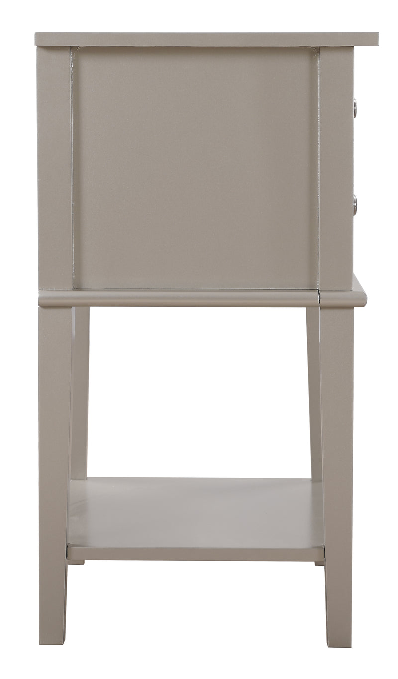 Glory Furniture Newton White Nightstand