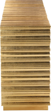 Meridian Furniture Golda Gold Leaf Sideboard Buffet