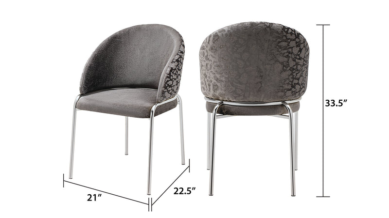 Galaxy Home Onyx Black Chairs