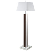 Coaster Furniture Elena Brown White Floor Lamp