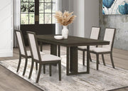 Coaster Furniture Kelly Dark Grey 5pc Dining Room Set