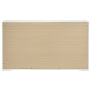 Coaster Furniture Ives White High Gloss 6 Drawer Dresser