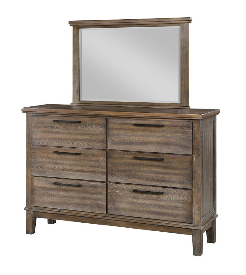 New Classic Furniture Cagney Chestnut Mirror