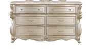 New Classic Furniture Monique Champagne Dresser with Marble Top
