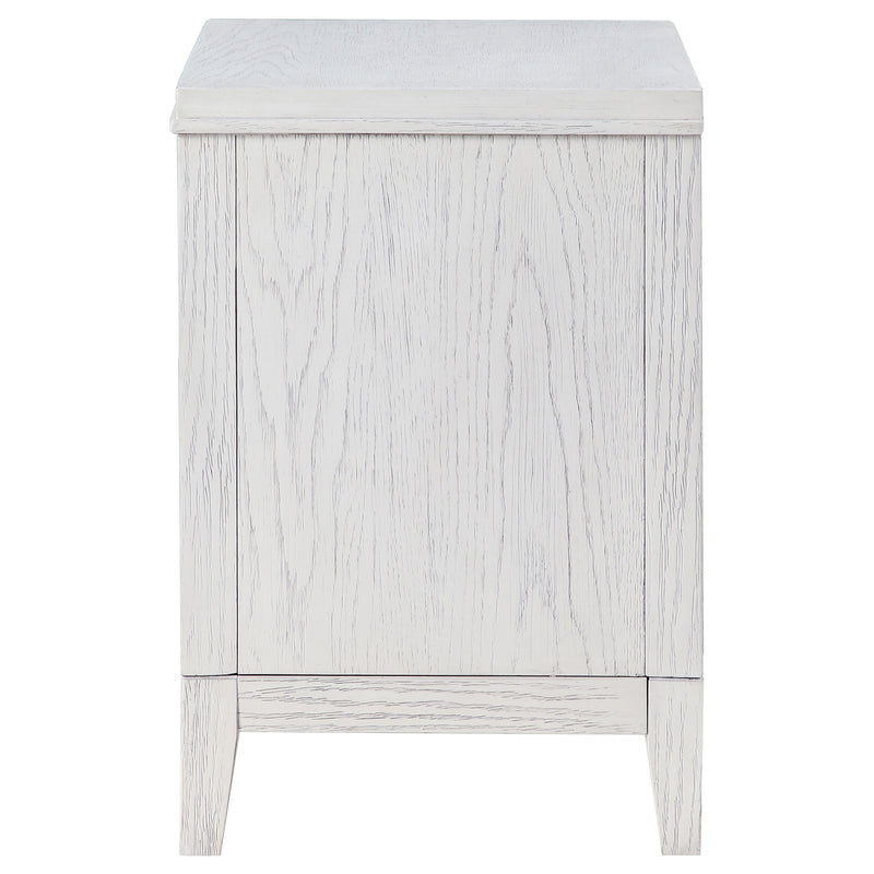 Coaster Furniture Marielle Distressed White Nightstand