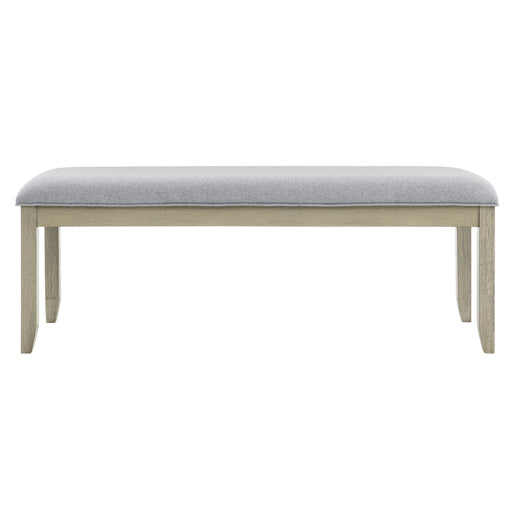 Steve Silver Carena Gray Upholstered Bench