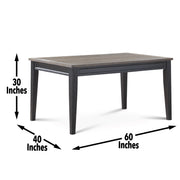 Steve Silver Raven Ebony Noir Dining Table