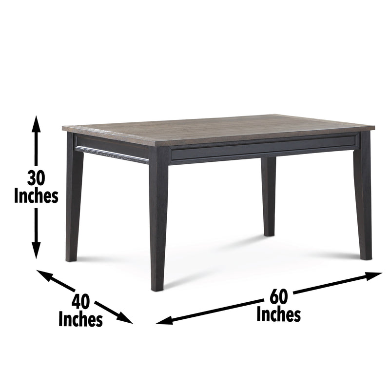 Steve Silver Raven Ebony Noir Dining Table