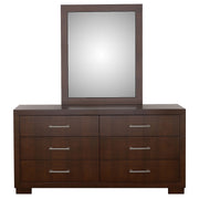 Coaster Furniture Jessica Cappuccino Dresser and Mirror