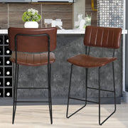 Steve Silver Tribeca Brown Barstool