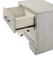 Crown Mark Jaymes White Mist Night Stand