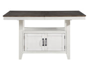 New Classic Furniture Richland Brown White Counter Height Table