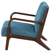 Coaster Furniture Foster Peacock Blue Accent Chair