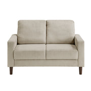 Home Elegance Crandall Taupe 2pc Living Room Set