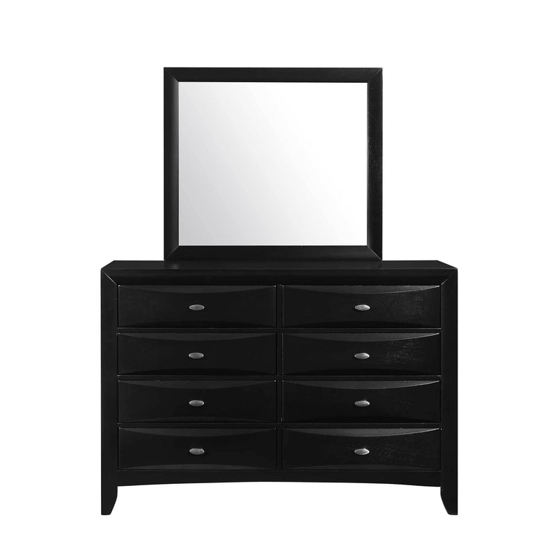 Global Furniture Linda Black Drawer Dresser