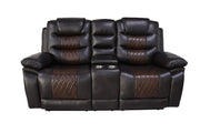 New Classic Furniture Nikko Brown 3pc Living Room Set