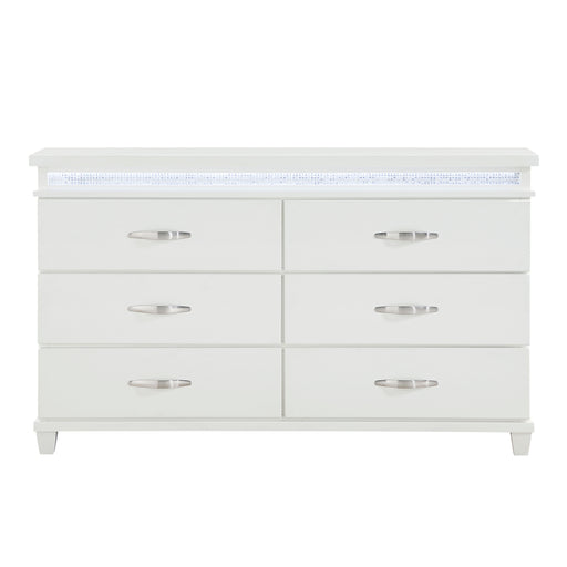 Home Elegance Kidman White Dresser