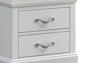 Glory Furniture Lorana Silver Champagne Nightstand