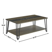 Steve Silver Harper Brown 3pc Coffee Table Set