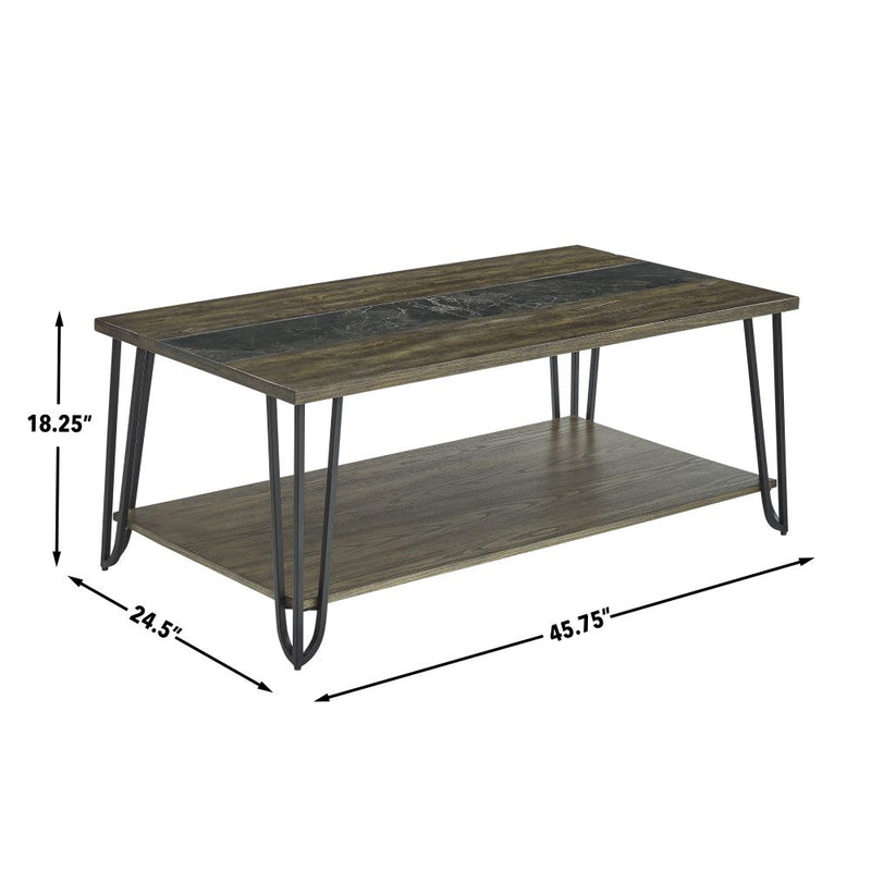 Steve Silver Harper Brown 3pc Coffee Table Set