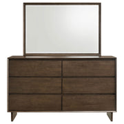 Coaster Furniture Glenwood Warm Brown Dresser and Mirror
