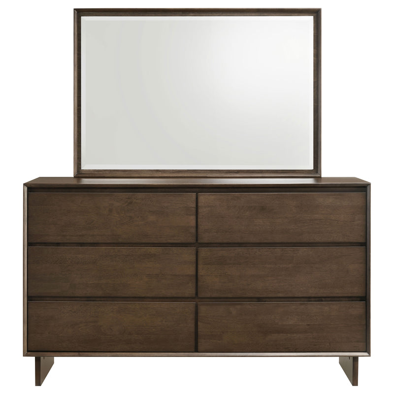 Coaster Furniture Glenwood Warm Brown Dresser and Mirror