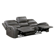 Home Elegance Pagosa Brown Double Reclining Sofa