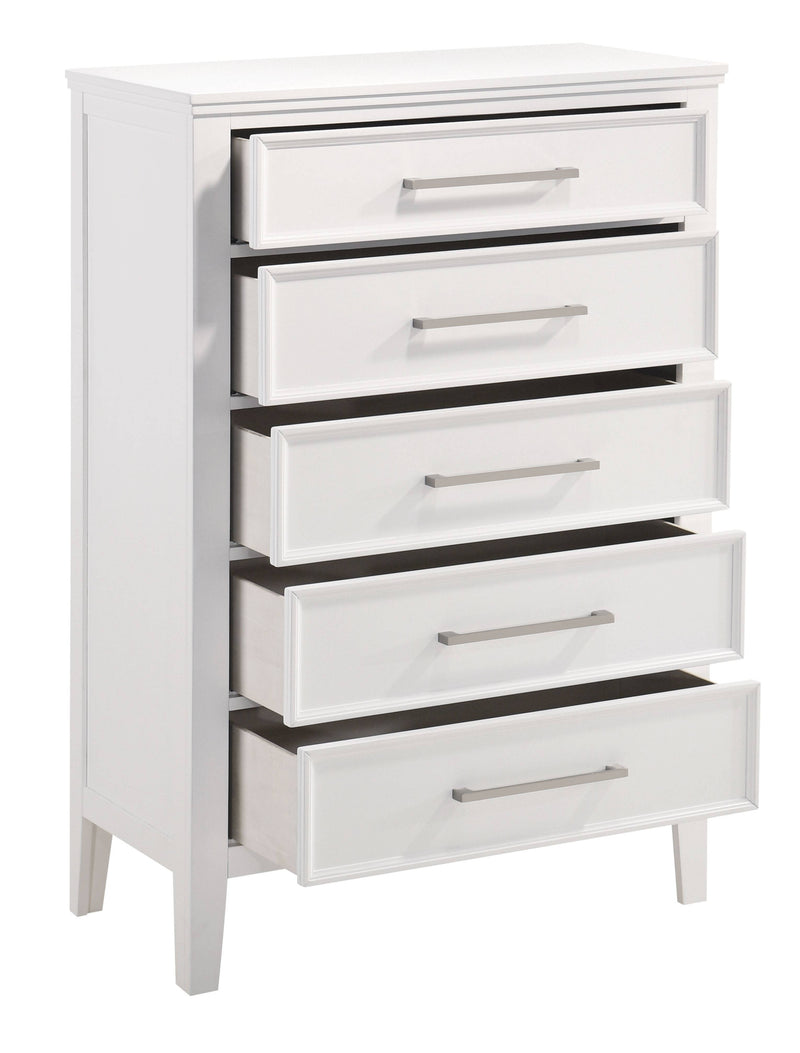 New Classic Furniture Andover White Chest