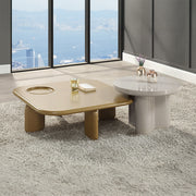 Acme Furniture Joane Yellowish Brown Coffee Table