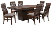 Coaster Furniture Briarwood Brown 7pc Dining Room Set