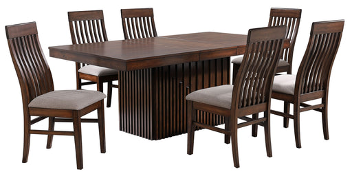Coaster Furniture Briarwood Brown 7pc Dining Room Set