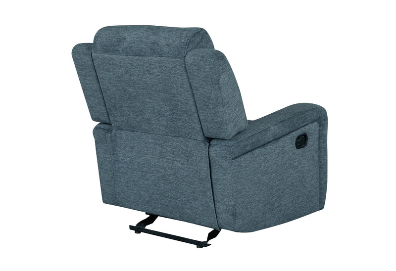 Global Furniture U6024 Dark Grey Glider Recliner