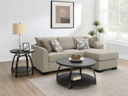Coaster Furniture Storey Dark Grey Sleeper Sectional